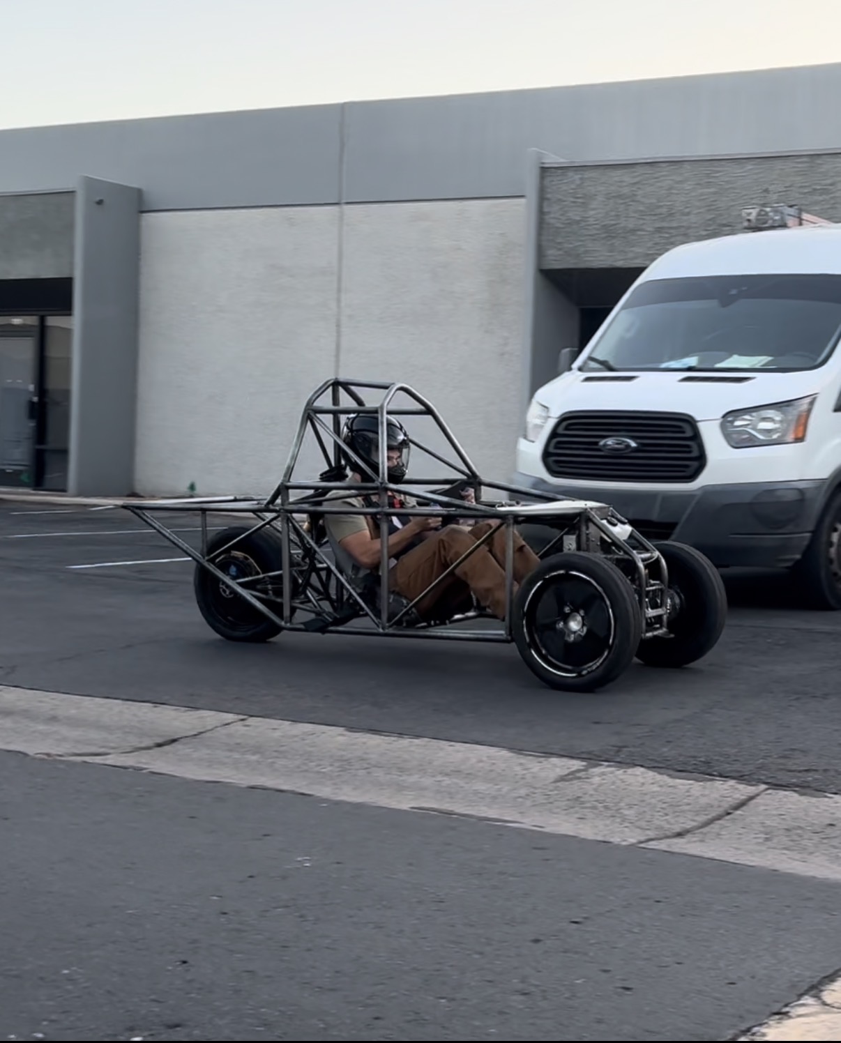 Preliminary dynamic tests of the car